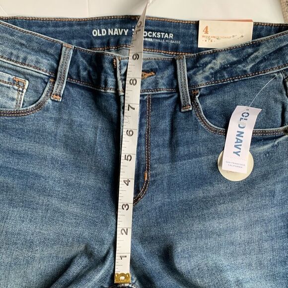 Old Navy Rockstar Super Skinny Ankle Distressed Size 4 - Picture 11 of 13